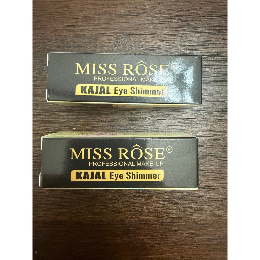 Miss Rose Kajal Eye Shimmer Long-Wear Gel Eyeliner Black 2.5g Set of 2 7402-020H